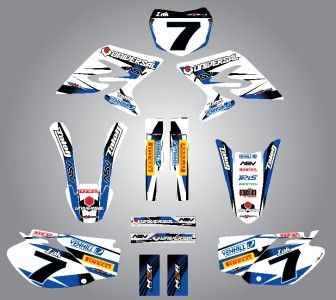 Full Custom Graphic Kit   STORM   Yamaha TTR 50  