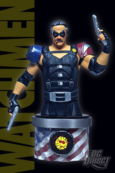 Watchmen Movie COMEDIAN Bust Statue DC Direct NEW  