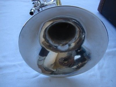  Tenor Trombone .547 Large Bore 8 1/2 One Piece Silver Brass Bell 