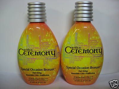 LOT DESIGNER SKIN GOLDEN CEREMONY TANNING BED LOTION  