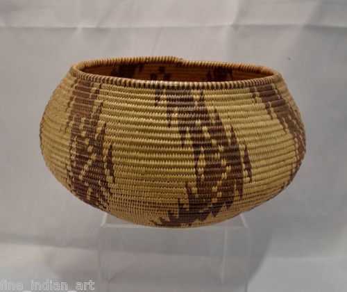 Antique Central California Maidu Indian Basket c.1900  