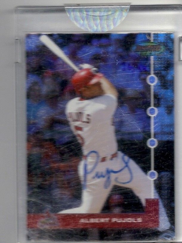 2006 Bowman Originals Albert Pujols Buyback AUTO ENCASED UNCIRCULATED 