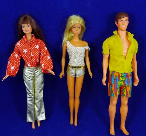 KEN Bend Leg BARBIE Doll Twist N Turn MATTEL Vintage 1970s CASEY 