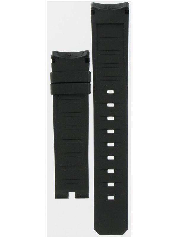 Tag Heuer FT8009 20mm (Mens) Black Rubber Strap  