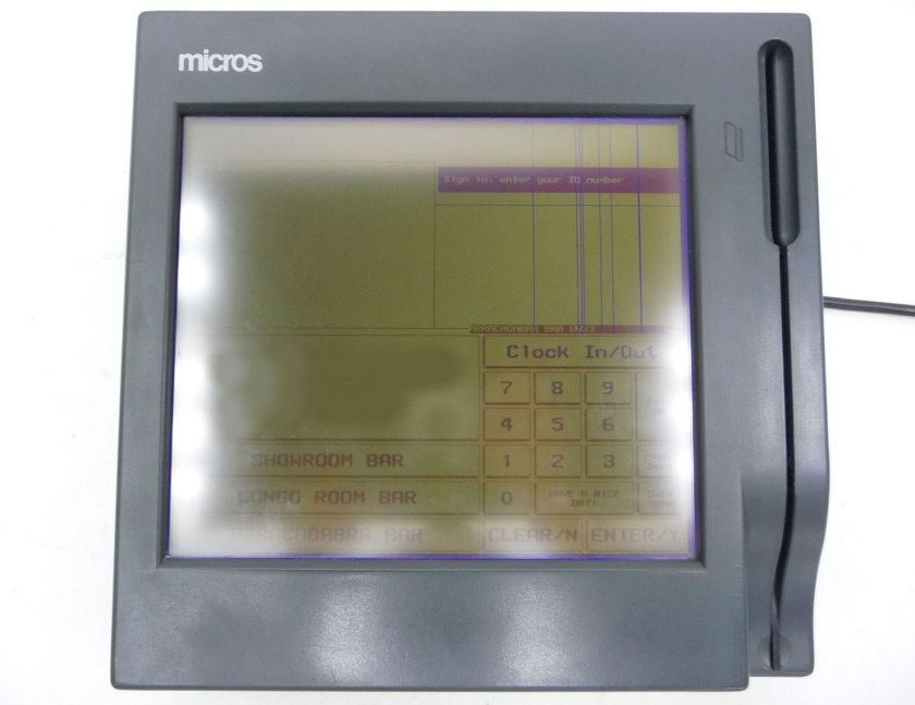 LOT 2 MICROS 400412 WORKSTATION 3 TOUCHSCREEN POS LCD  