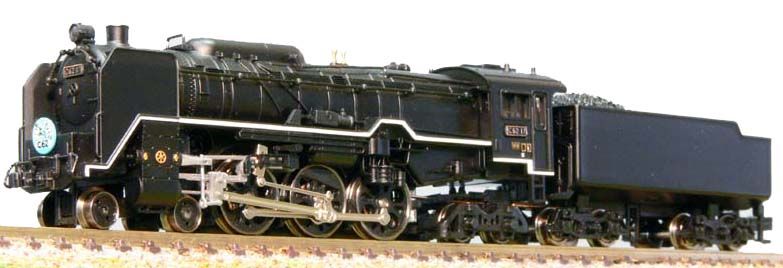   JNR Steam Locomotive Type C62 17 Itozaki Engine Depot micro ace  