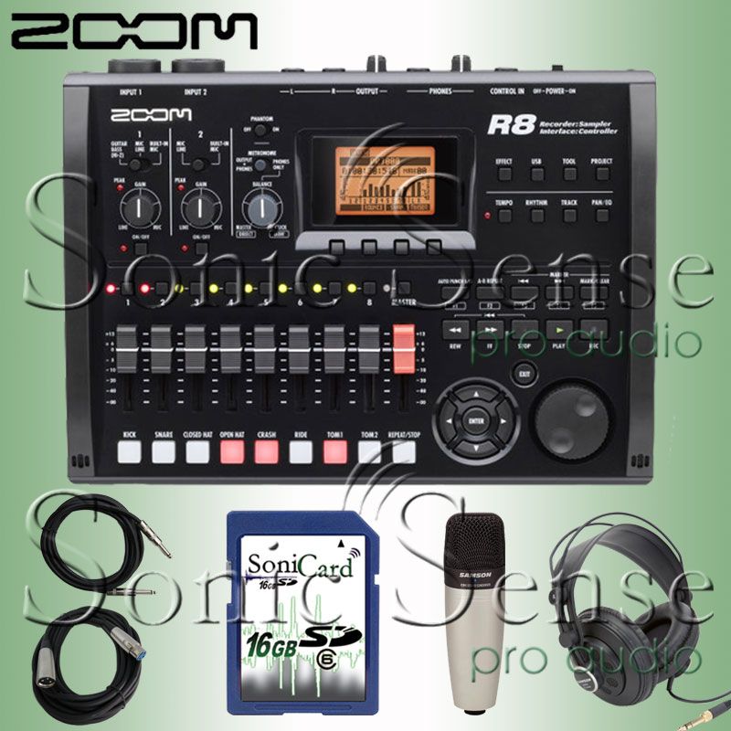 Zoom R8 R 8 Track Multi Channel Digital Studio Recorder  